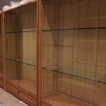 cherry and ash display cases