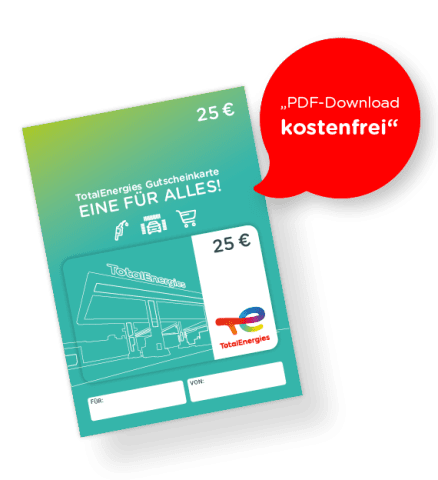 TotalEnergies Gutscheinkarte Webshop PDF Download