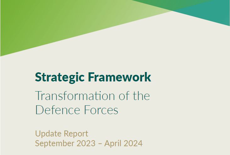 Tánaiste and Minister for Defence Micheál Martin TD welcomes the publication of the Strategic Framework Update Report