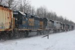 7 Locomotives on CSX Q377