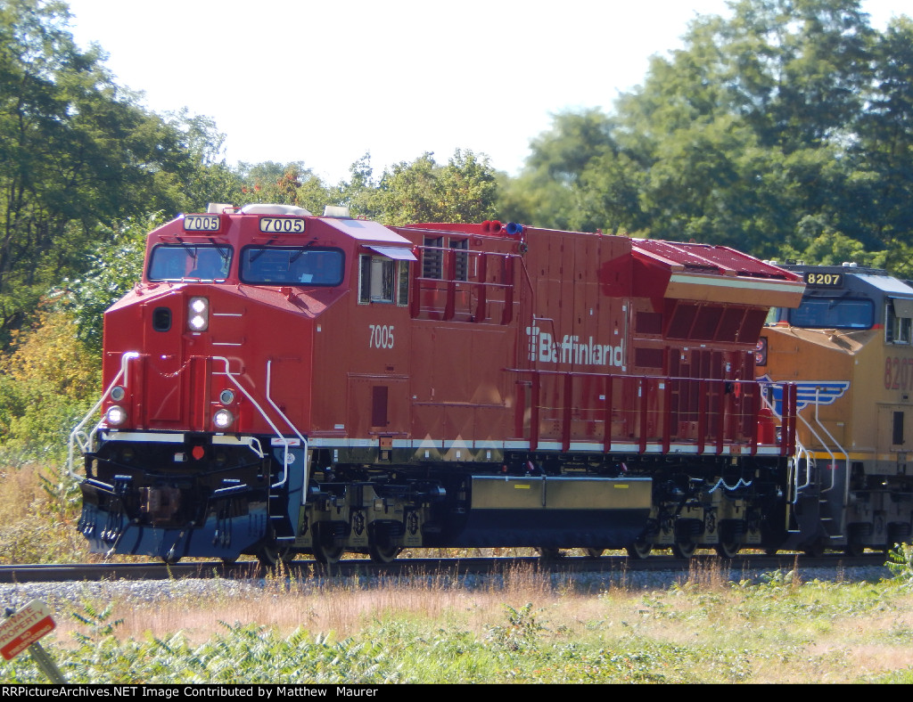 Baffinland Et44ac 7005 Leads Todays GE Test Train