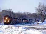 BNSF 5410 with another C44-9W, and 13 SD75's!