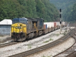 CSX 5014 & 5119 pulling Q139 over the summit of the Alleghanys