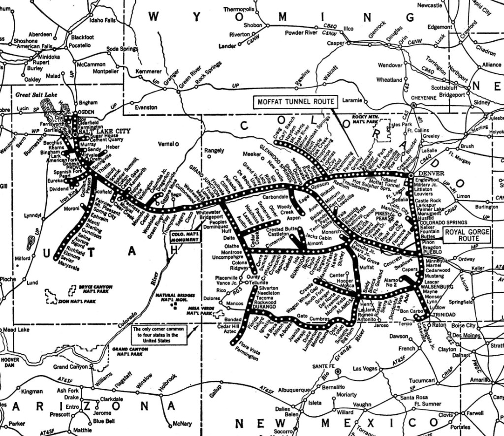 D&RGW Map