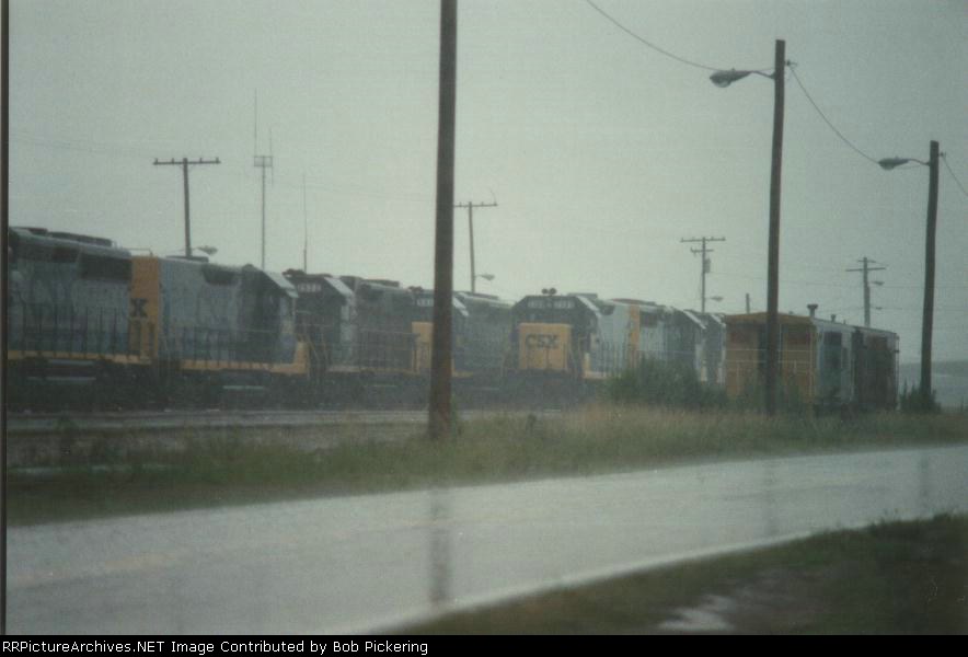 CSX in the storm