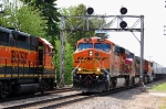 BNSF 7484, 627, 997 & 7307