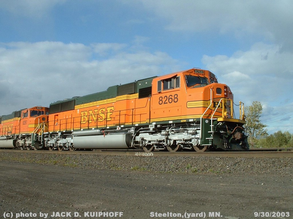 BNSF 8268 is on the DM&IR,