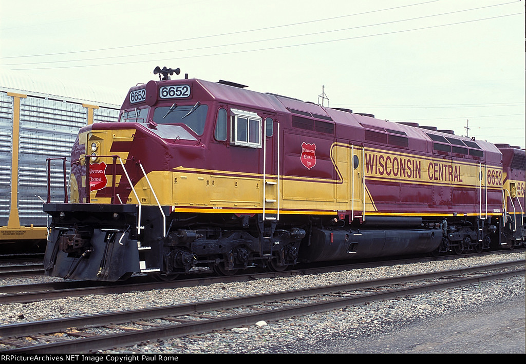 WC 6652, EMD F45, at BRC Clearing Yard 