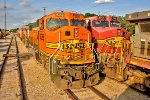 BNSF 8268 and BNSF 641 In Storage