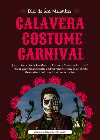 Dia de los Muertos - US Invitation