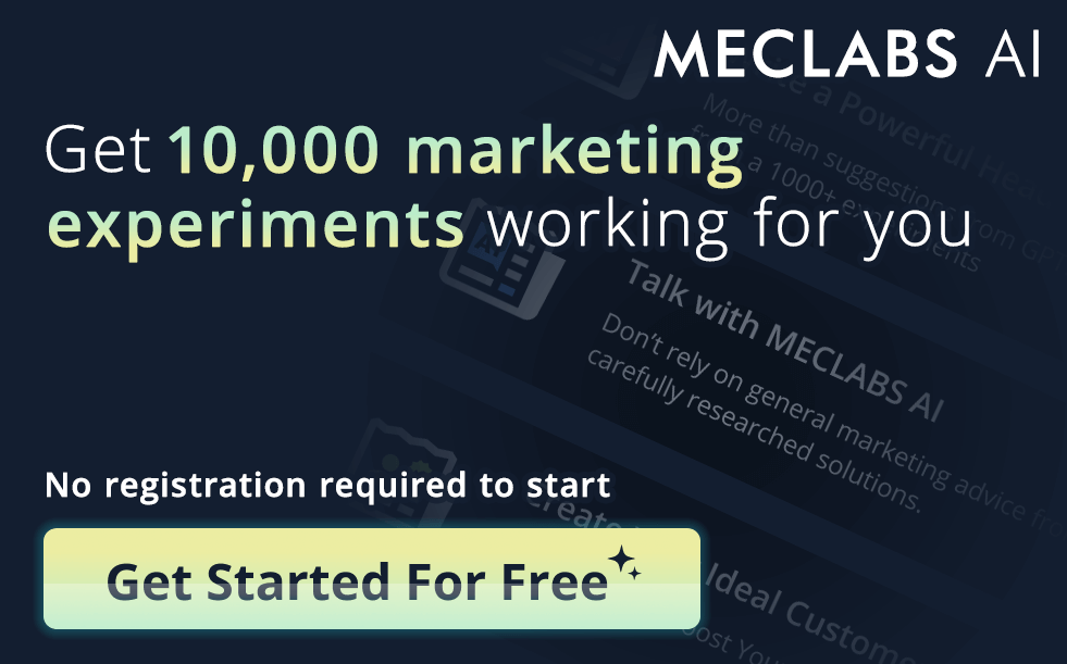 MeclabsAI - Get 10,000 marketing experiments working for you