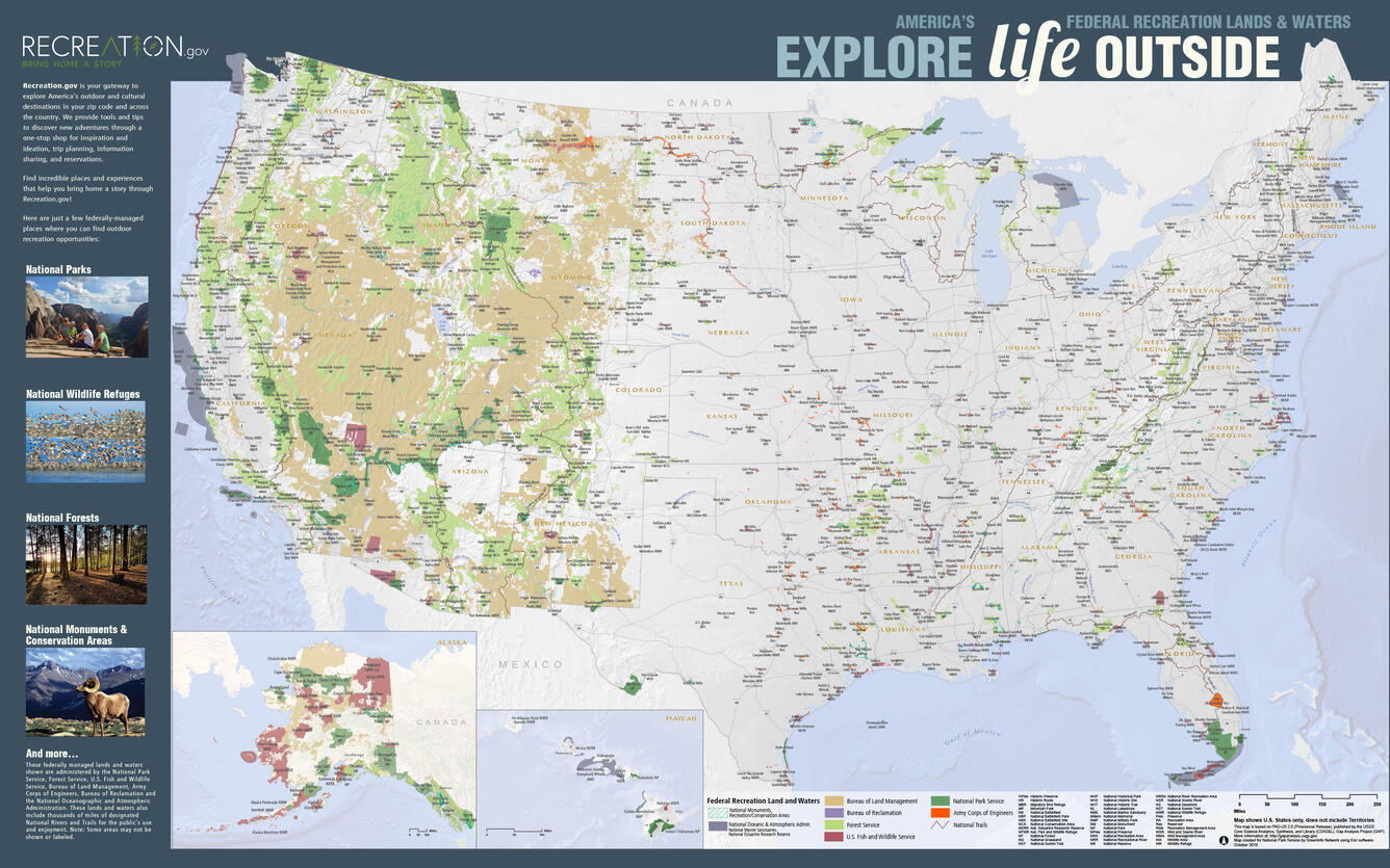 Federal Recreation Map