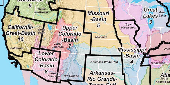 Region 7--Upper Colorado Basin (map)