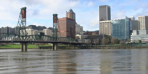 muddy Willamette River