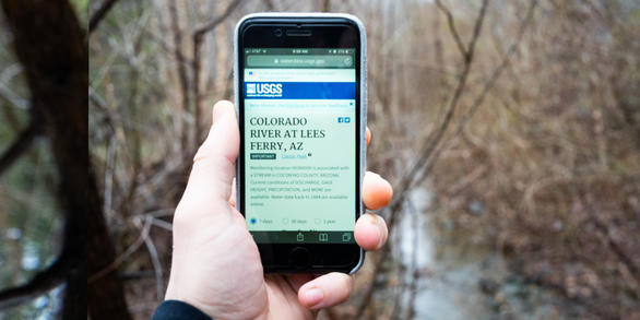 USGS New Real Time Date Pages Mobile Version