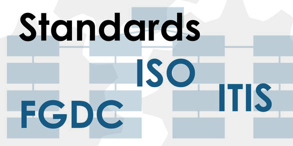 Collage of different standards orgs - e.g. FGDC, ISO, ITIS