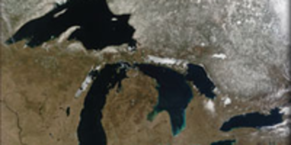 The Great Lakes of North America - Superior, Michigan, Huron, Ontario, and Erie