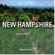 two landscapes with New Hampshire written across