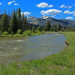 Colorado River, Kawuneeche Valley, Grand County, Colorado