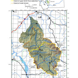 Location of Smith River watershed, Montana