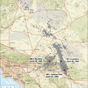 map with gray dots