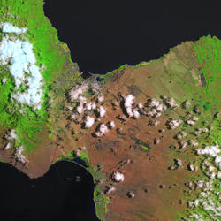 Landsat 8 image of Maui before fire