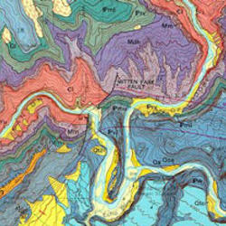 Geologic map of the confluence of the Green and Yampa rivers, Dinosaur National Monument, Colorado/Utah