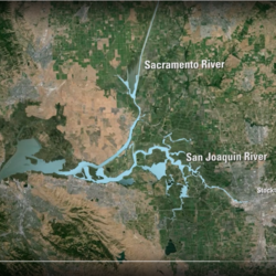 an Francisco Bay and Sacramento-San Joaquin Delta Estuary Overview Video Screenshot of geospatial area