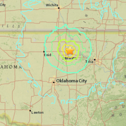 Crop of OK earthquake