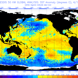 El Nino map