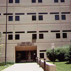 Photo of front of the Geologic Hazards Science Center building