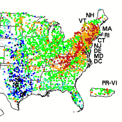 Current streamflow conditions map