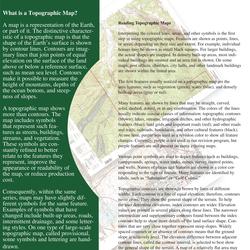 Front page of USGS topographic maps symbol sheet