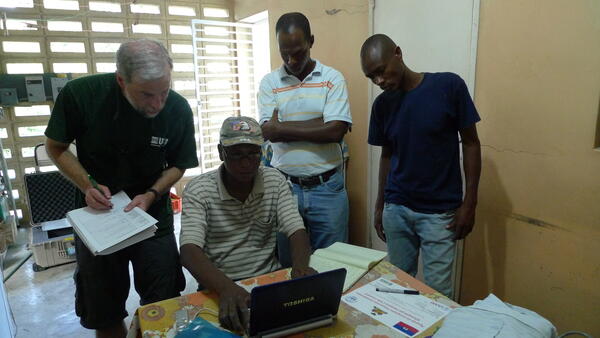 Image: USGS Installing Seismometers in Haiti