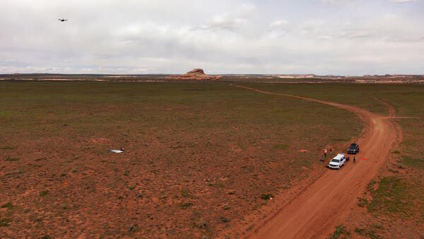 UAS operations near Moab, Utah for carbon sequestration research on public lands