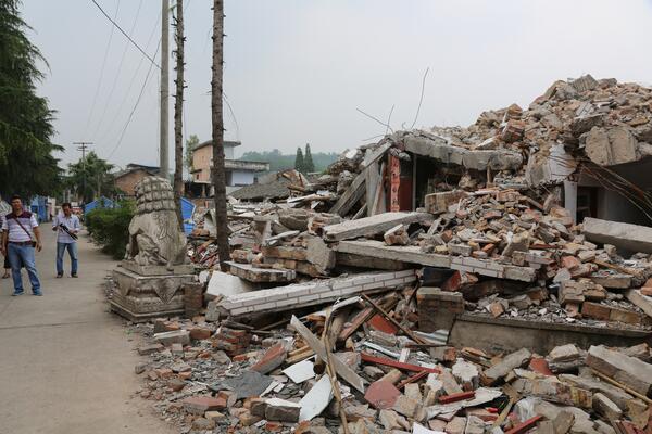 Image: Mw6.6 Lushan China Earthquake, April 20 2013