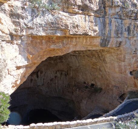 Image: Natural Entrance at Carlsbad Caverns