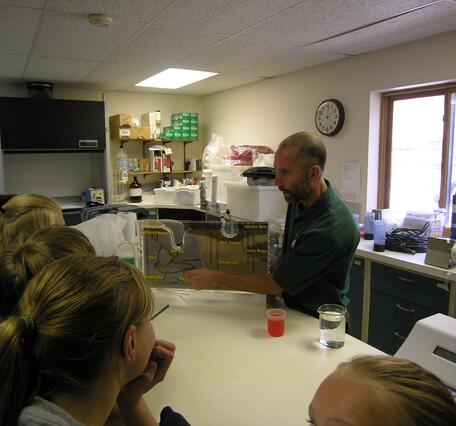 Image: Outreach at Geology Camp 2008