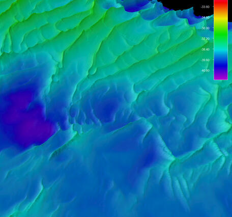 Bathymetric map of Nantucket Sound