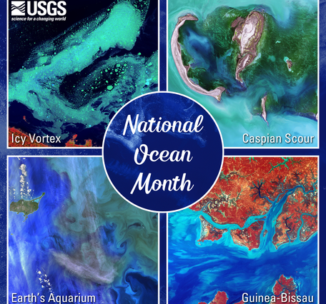 National Ocean Month - Earth as Art