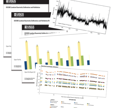 cover image of ECCOE Landsat Quarterly Calibration and Validation Reports