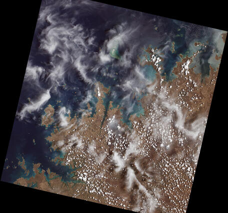 Color Landsat 9 image of Western Australia