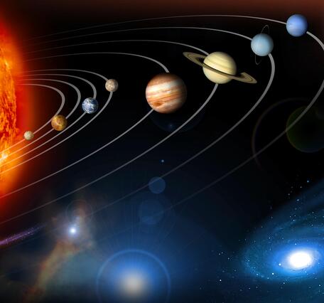 Solar System Graphic 