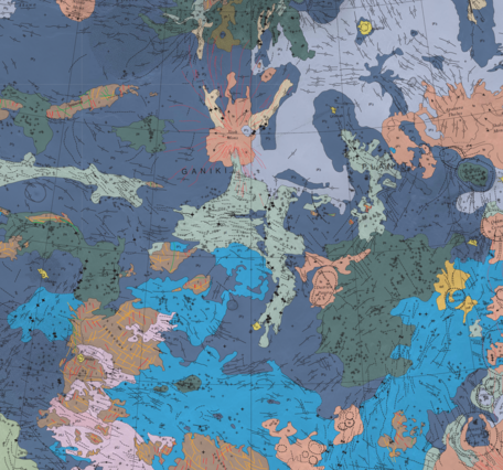 USGS SIM 3121: Geologic Map of the Ganiki Planitia Quadrangle (V–14), Venus