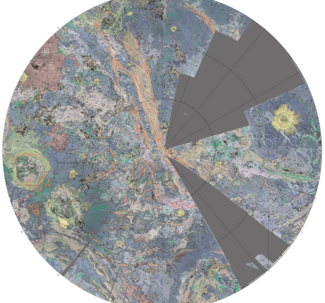 USGS SIM 3178: Geologic Map of the Snegurochka Planitia Quadrangle (V–1), Venus