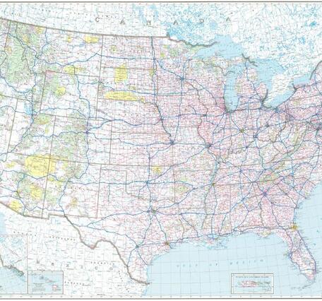 US Map 17 Federal Aid Highways