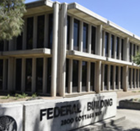 Photo of the two story Federal Building, Cottage Way, Sacramento