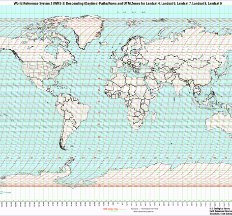 World Reference System-2 (WRS-2) - Day/Descending