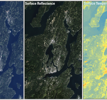 Landsat Collection 2 Level-1 and Level-2 examples