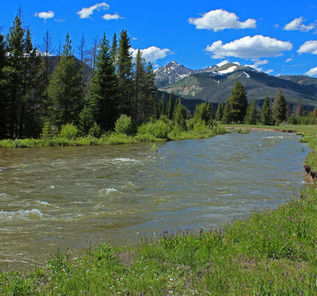 Colorado River, Kawuneeche Valley, Grand County, Colorado